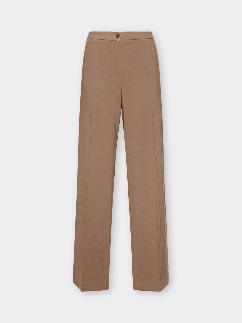 Pantaloni palazzo in crêpe misto cotone
