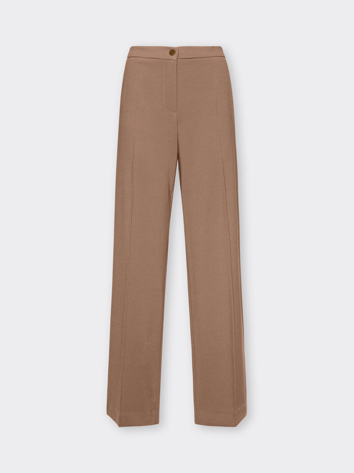 Pantaloni palazzo in crêpe misto cotone