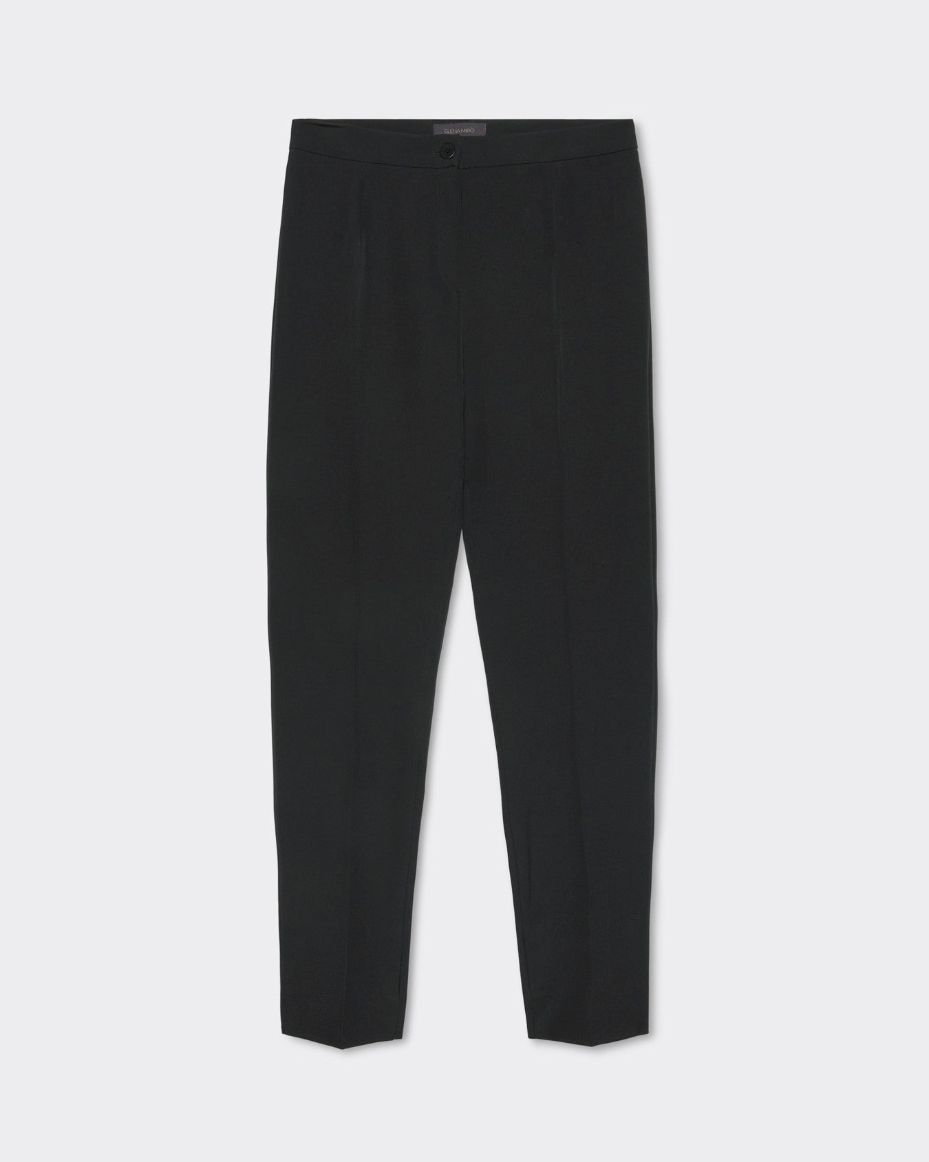 Pantaloni dritti in cady stretch