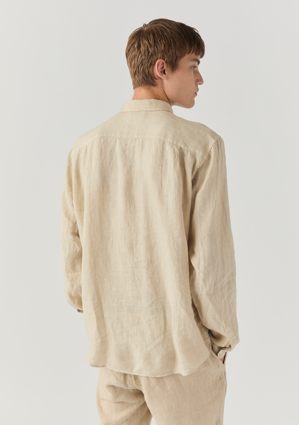 Camicia Pierce Riviera in Lino Dyed