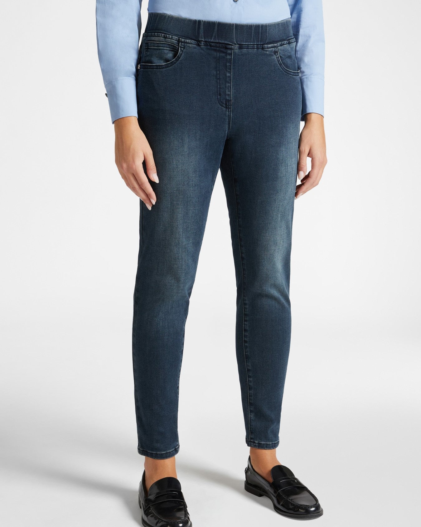 Jeggings in denim power stretch