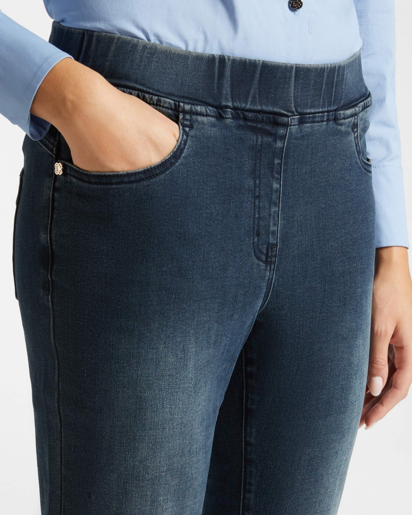 Jeggings in denim power stretch