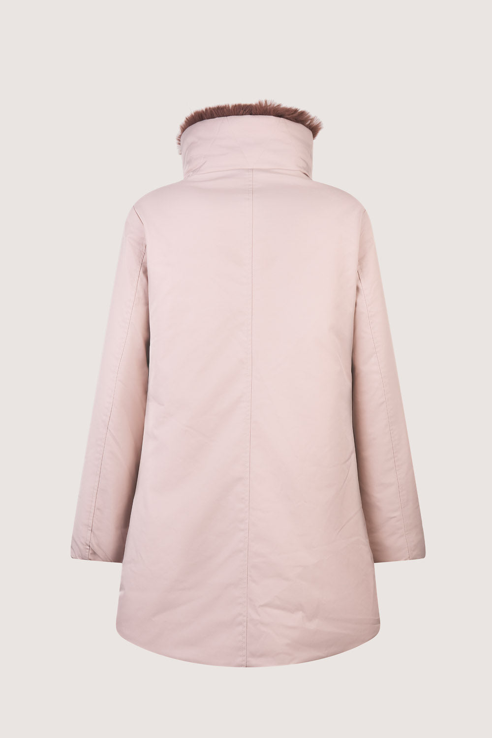 Cappotto lungo con pelliccia Piroska