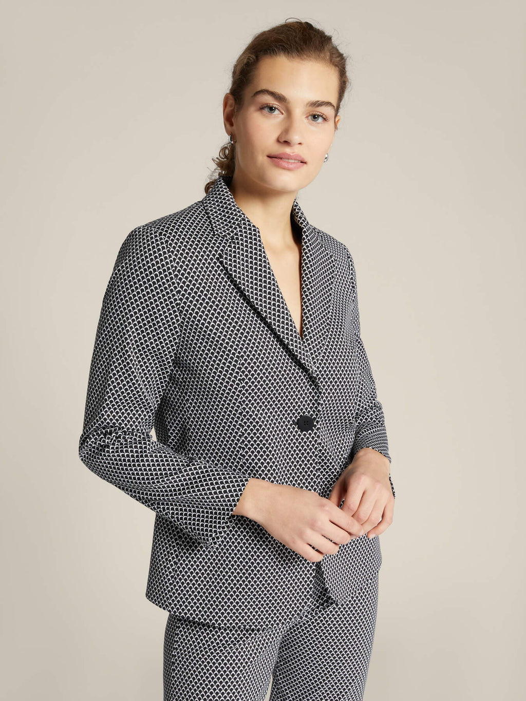 Blazer fantasia geometrica