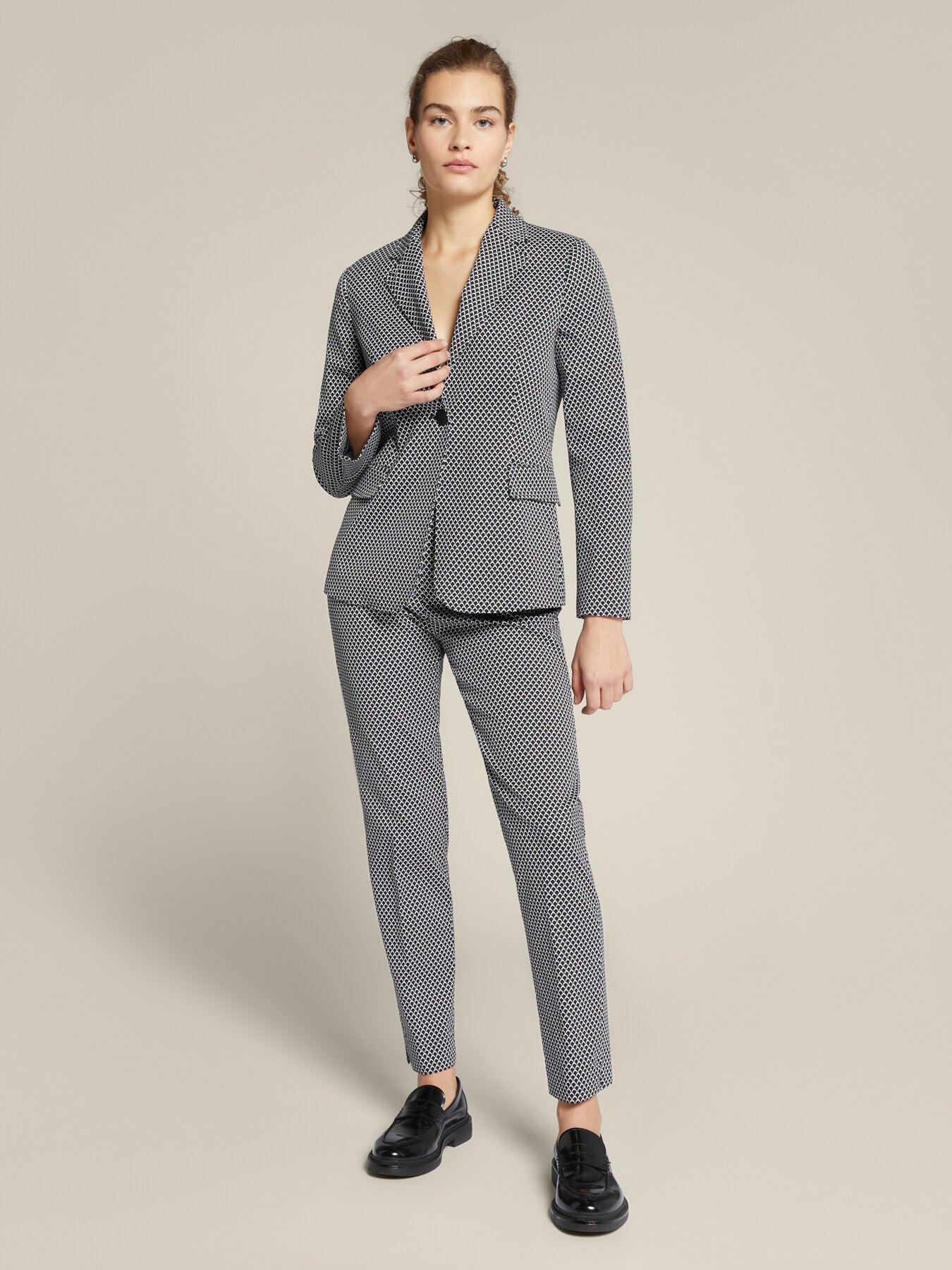 Blazer fantasia geometrica