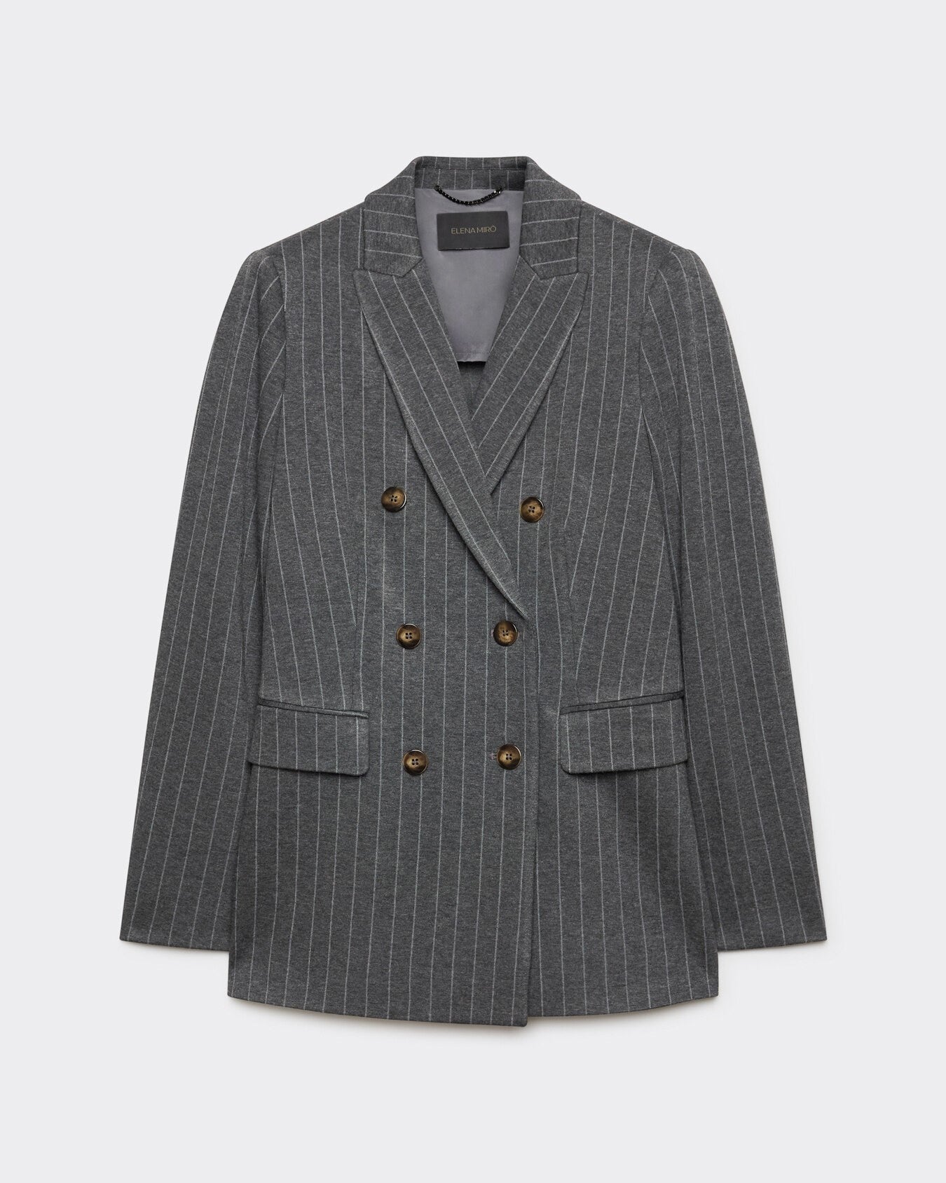 Blazer gessato doppio petto