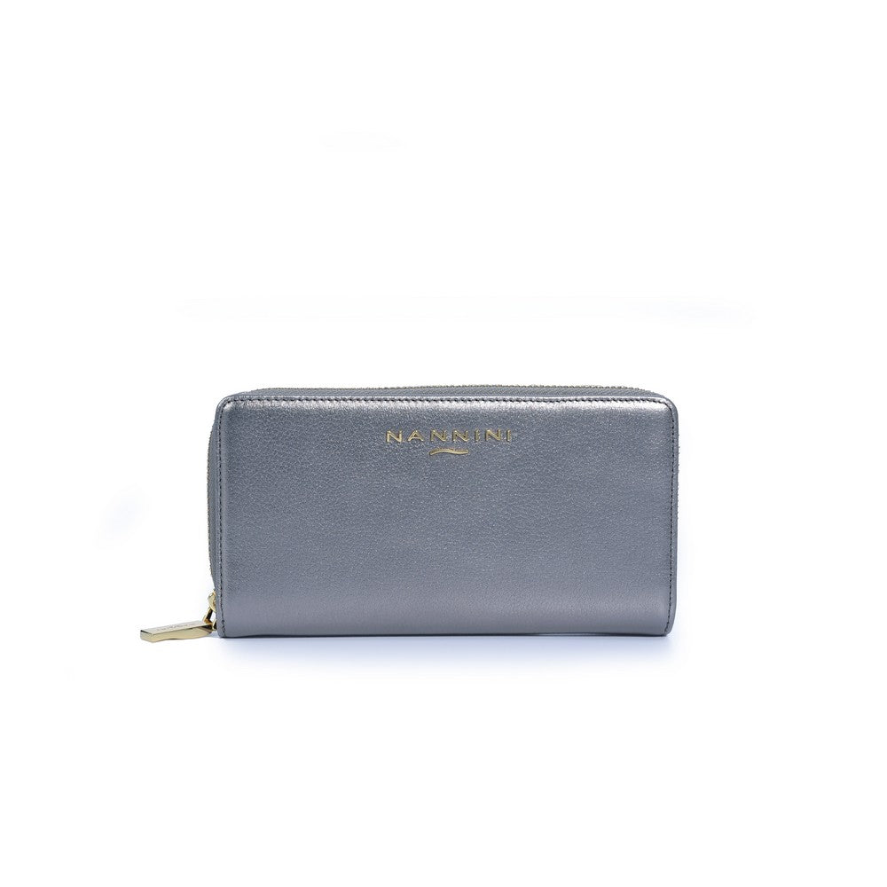 Portafogli grande zip around e clip Wallis