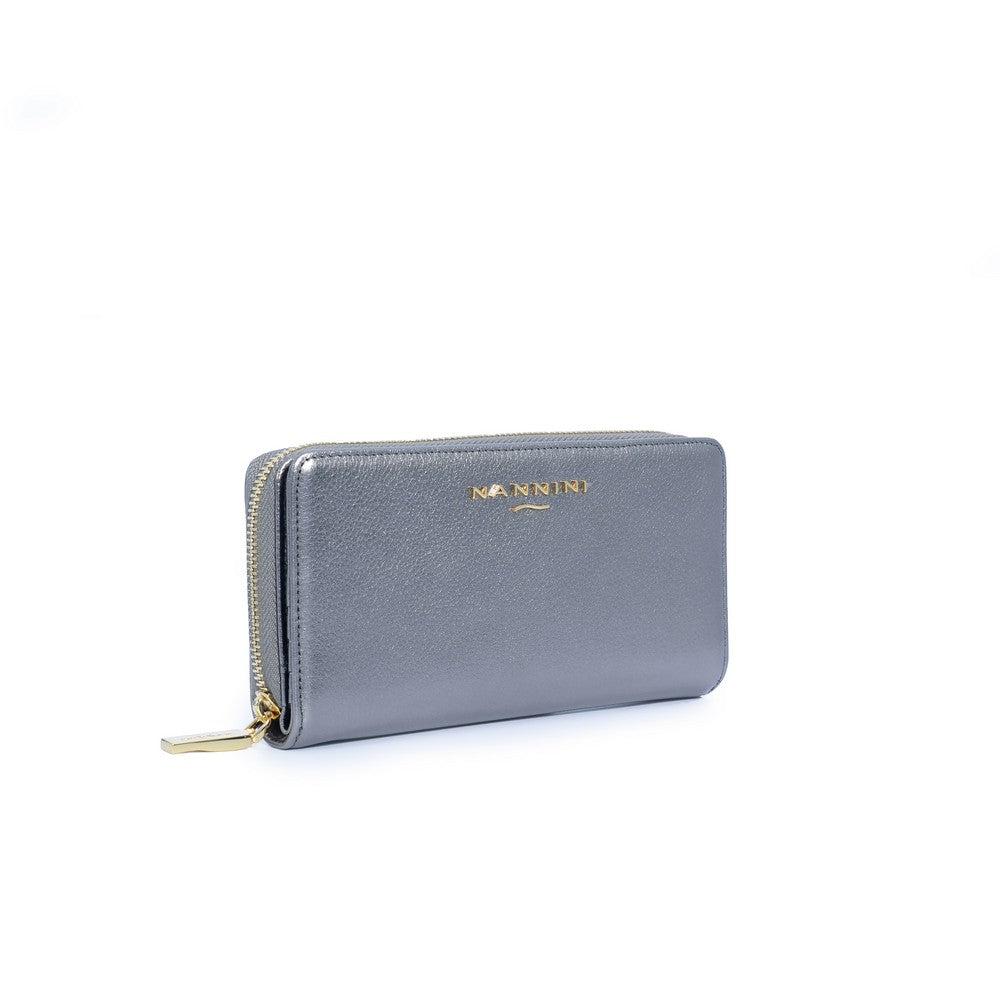 Portafogli grande zip around e clip Wallis