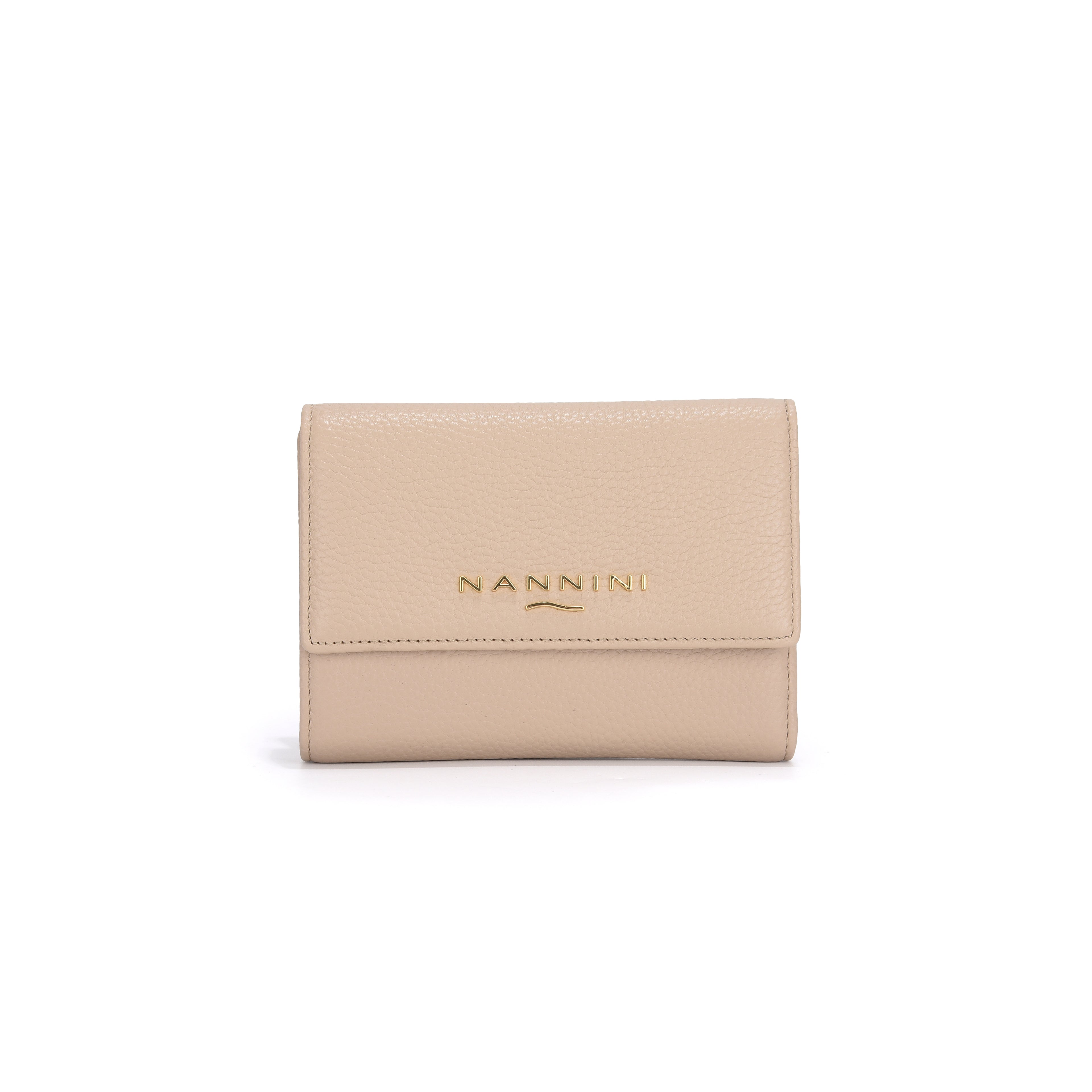 Portafogli in pelle medio con zip e clip Wallis-X