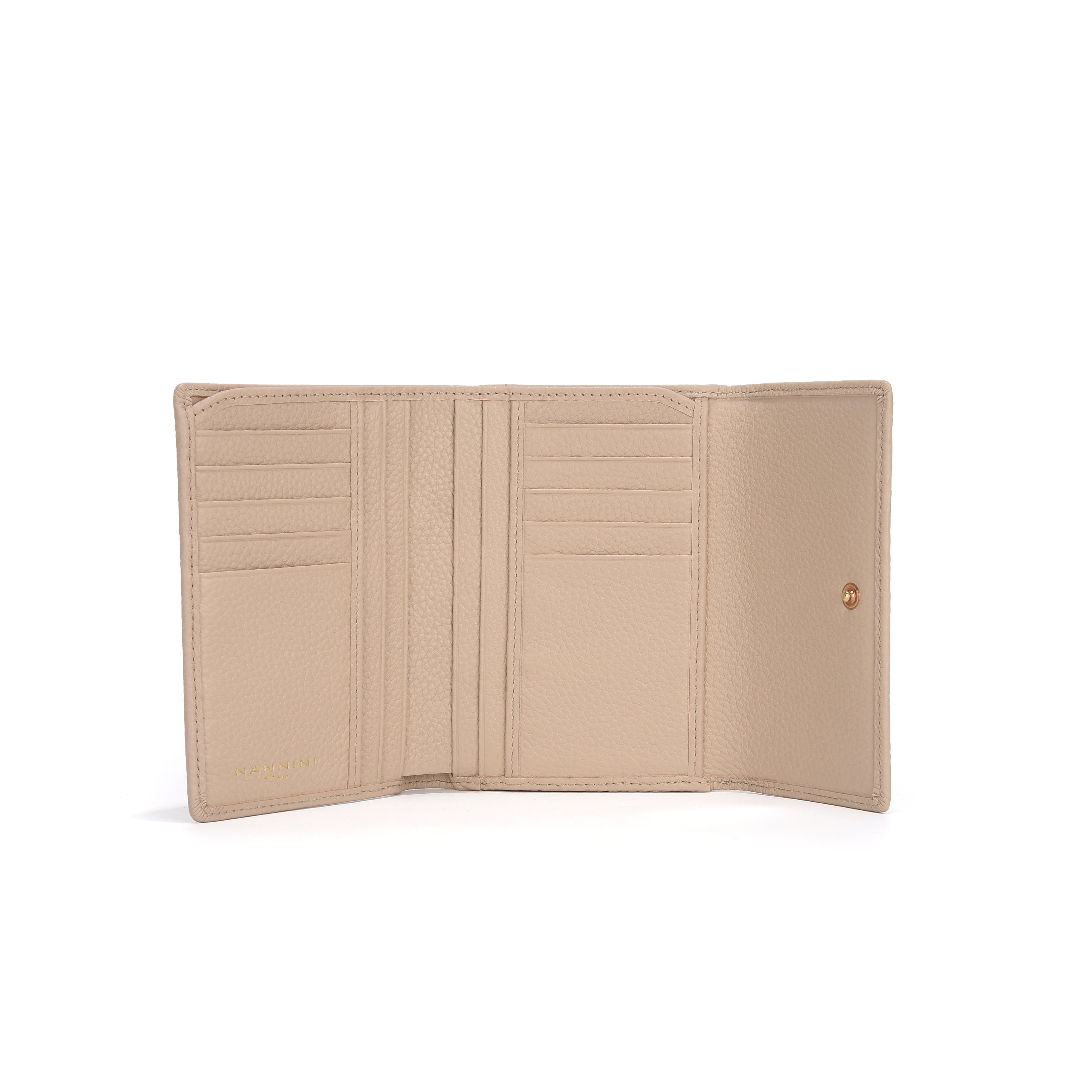 Portafogli in pelle medio con zip e clip Wallis-X