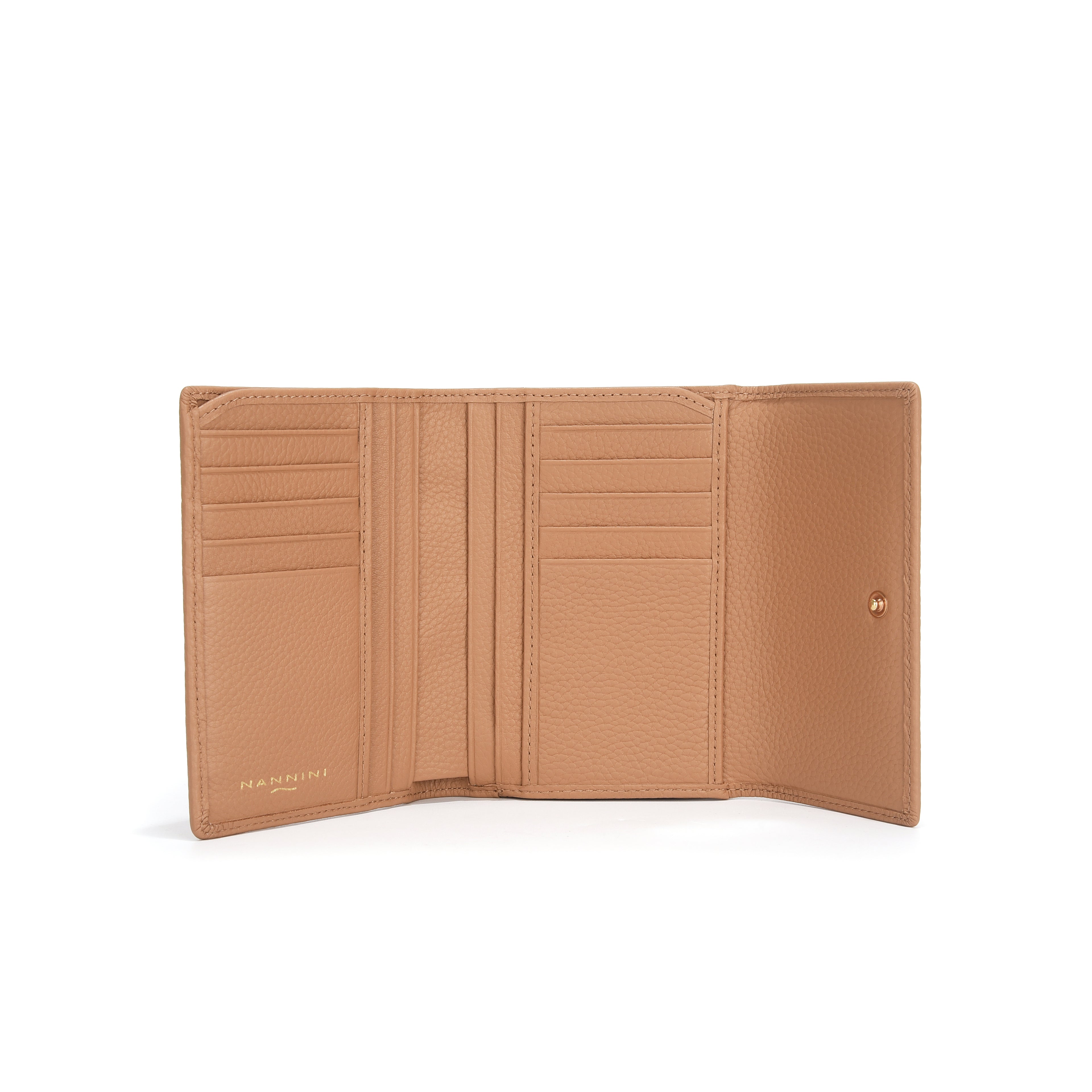 Portafogli in pelle medio con zip e clip Wallis-X
