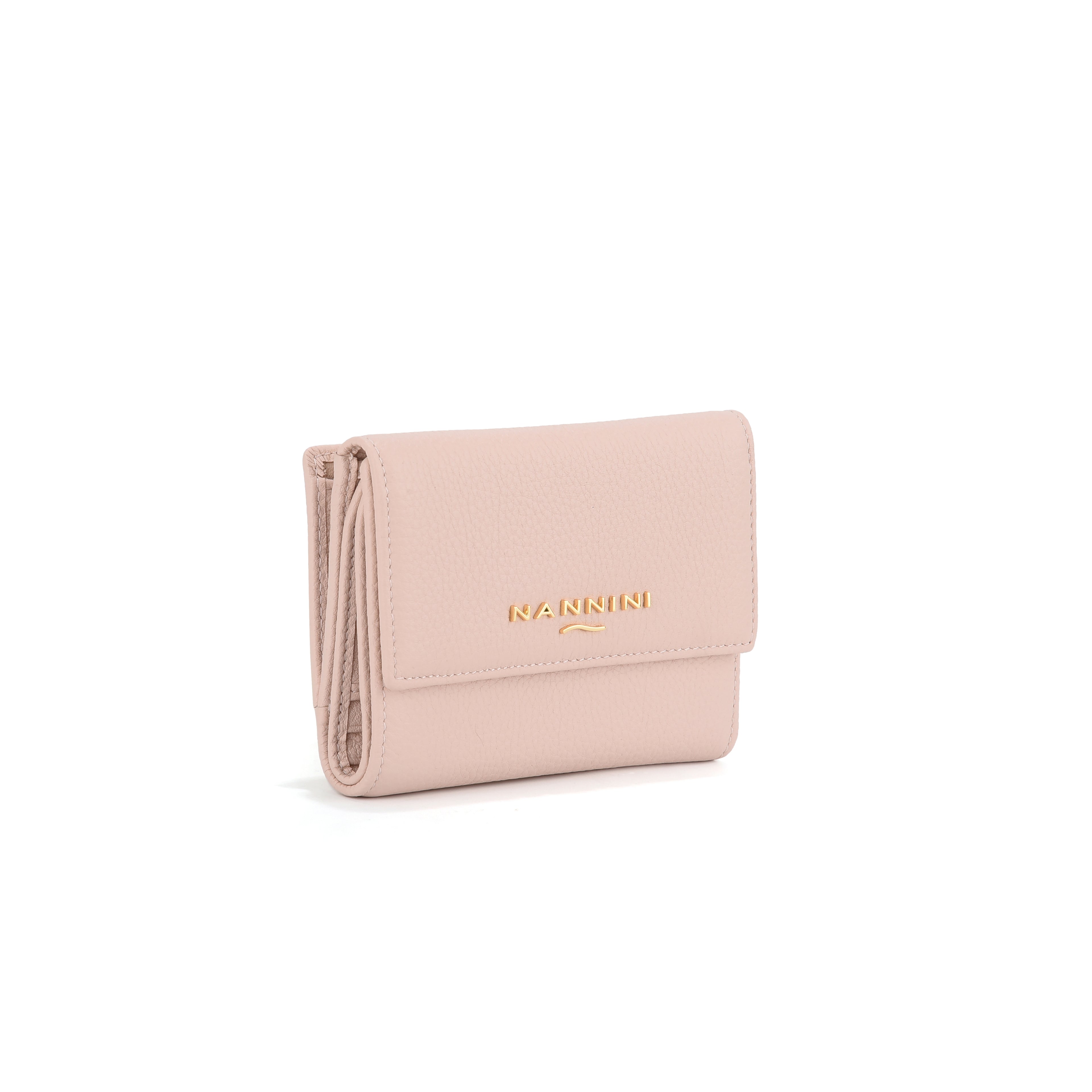 Portafogli in pelle medio con zip e clip Wallis-X