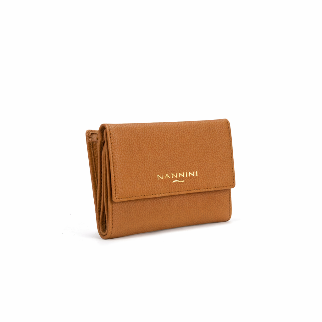 Portafogli in pelle medio con zip e clip Wallis-X