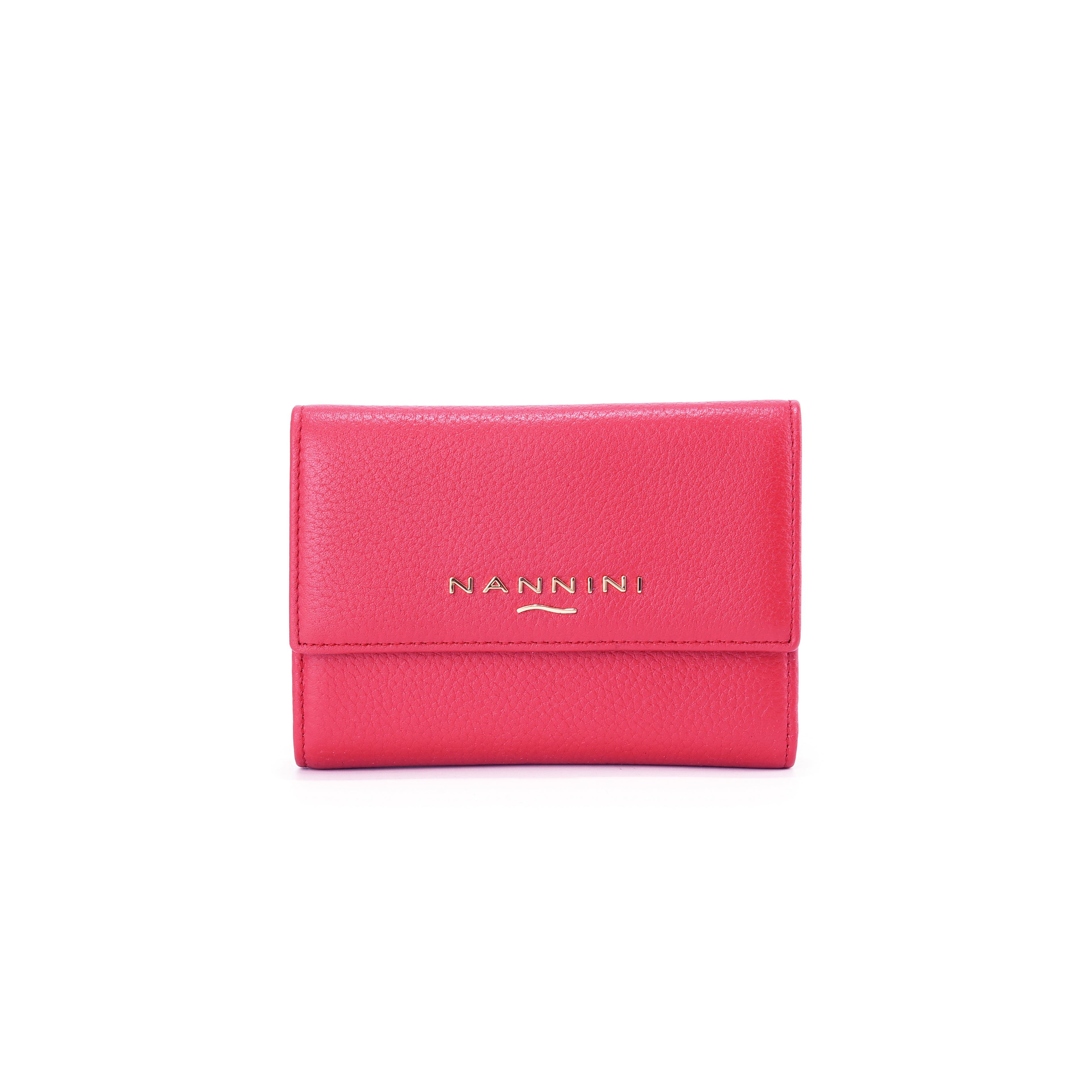 Portafogli in pelle medio con zip e clip Wallis-X