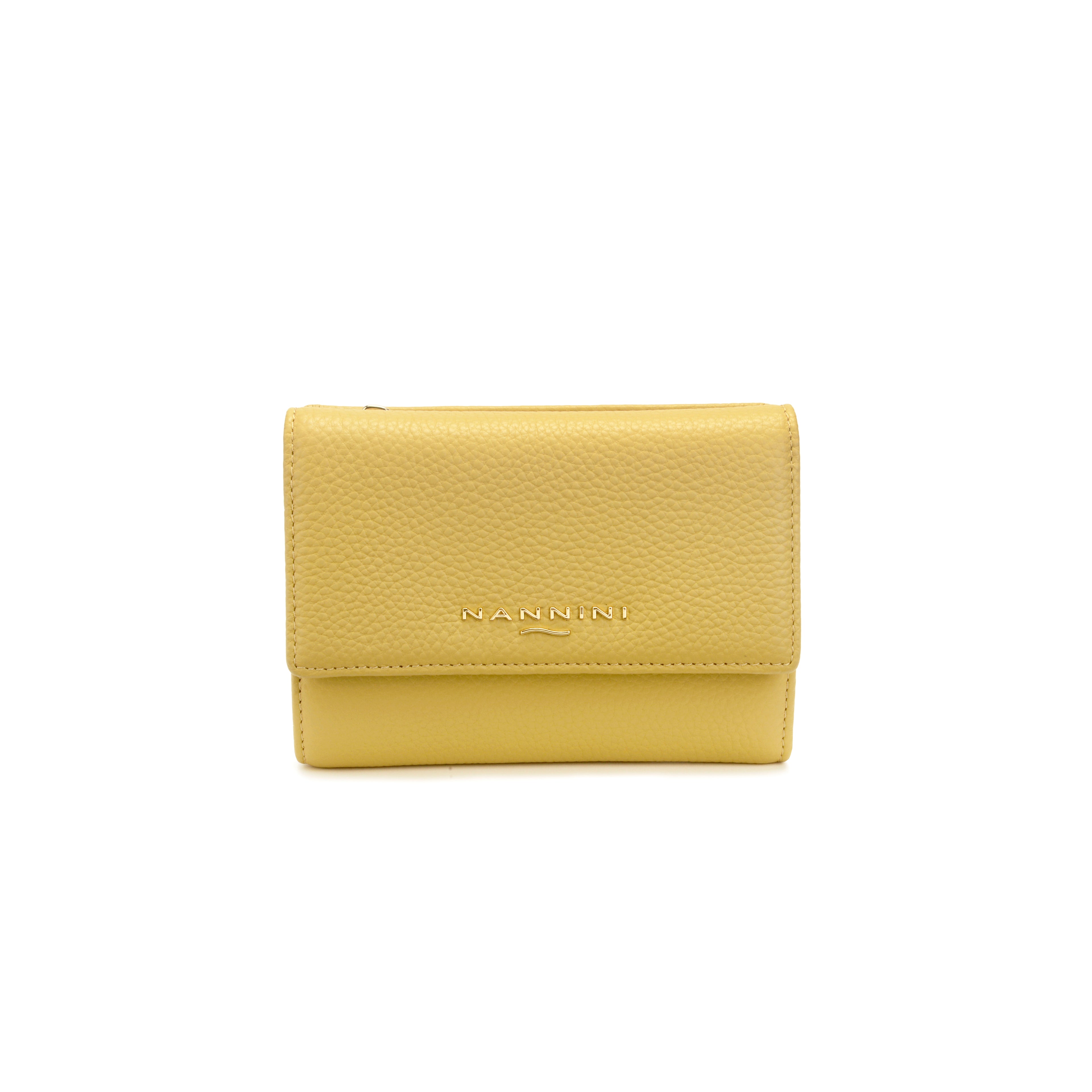 Portafogli in pelle medio con zip e clip Wallis-X