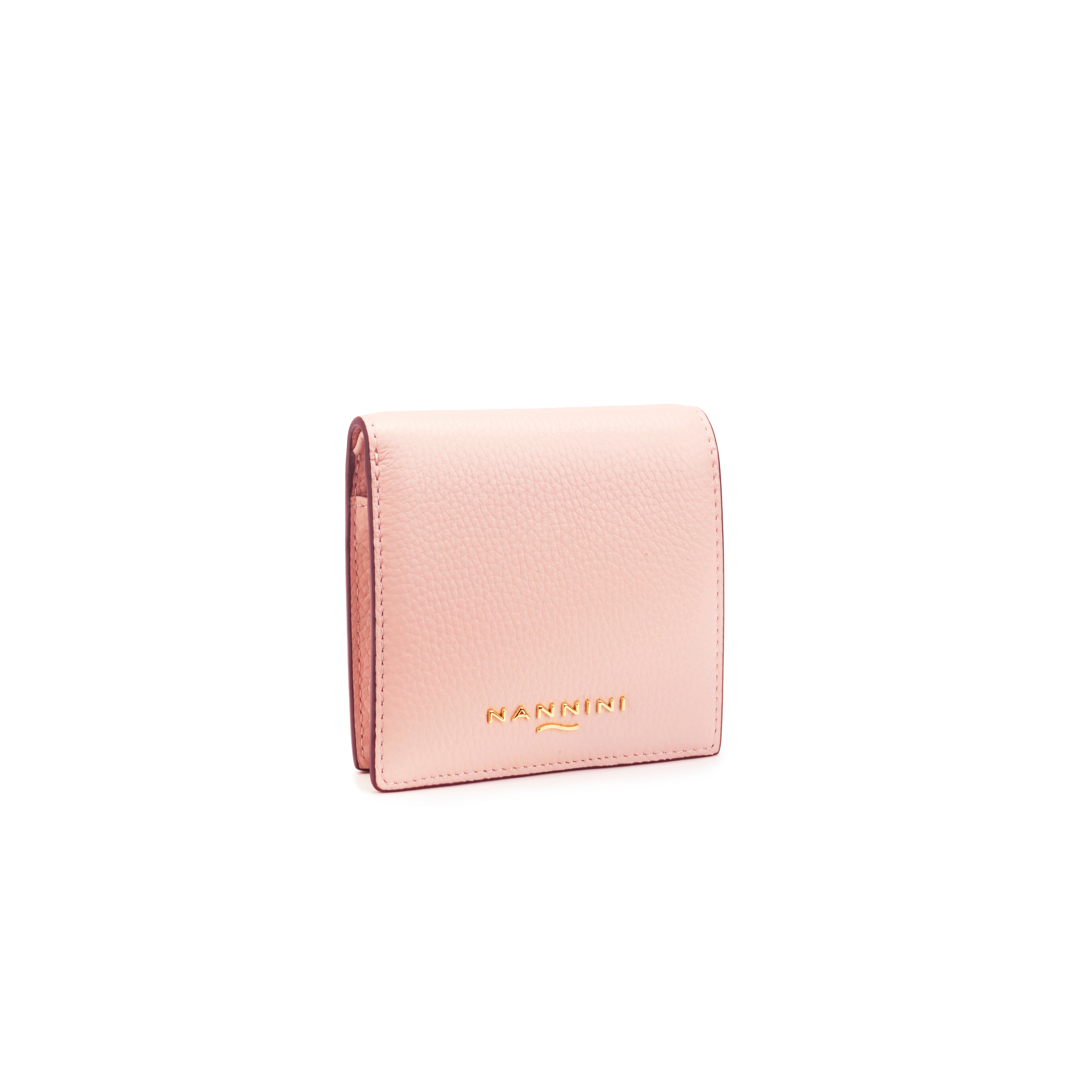 Portafogli in pelle piccolo con clip Wallis-X