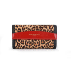 Portafogli grande con clip e zip Savana