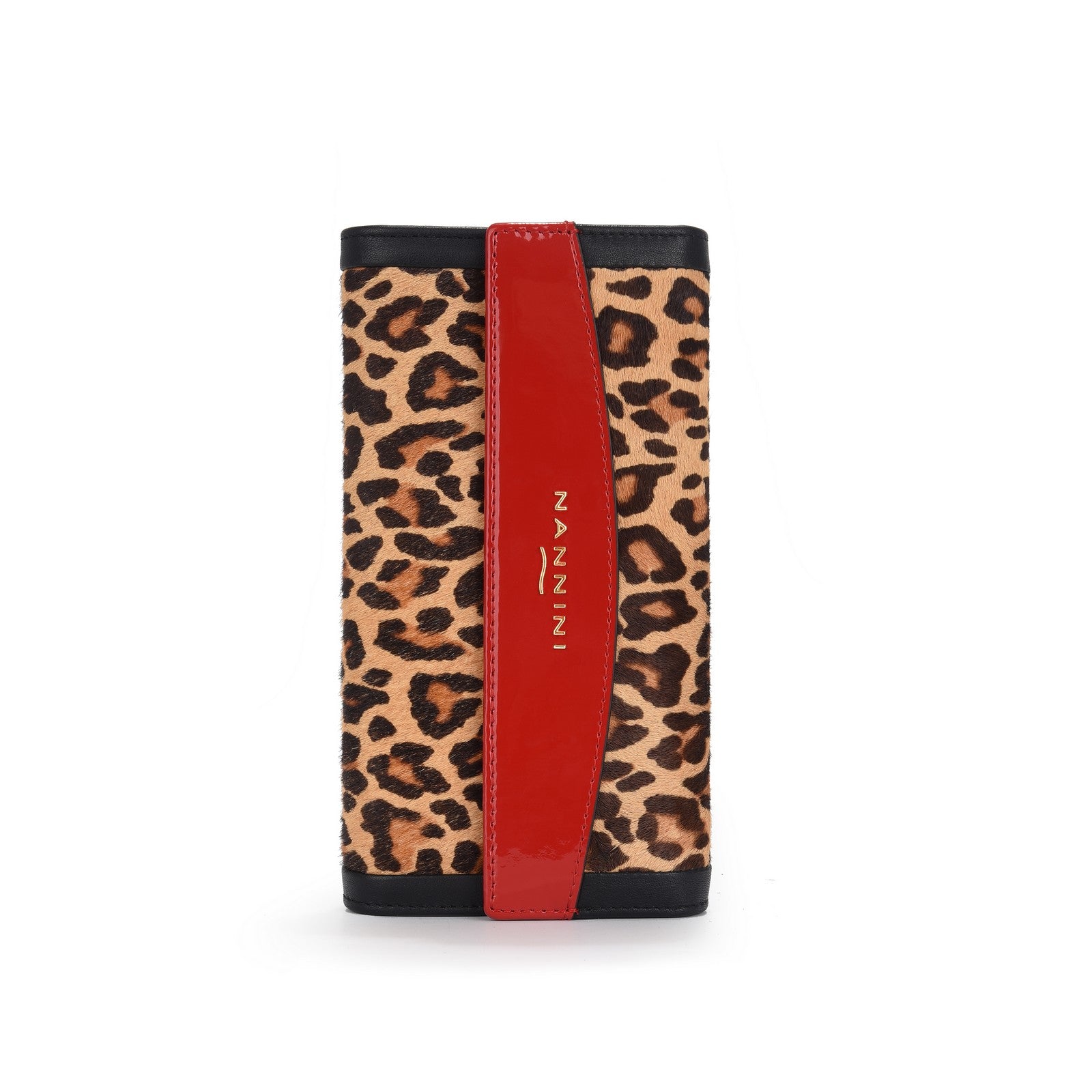 Portafogli grande con clip e zip Savana