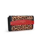 Portafogli grande con clip e zip Savana