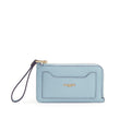 Portacarte con zip in pelle Wallis-X