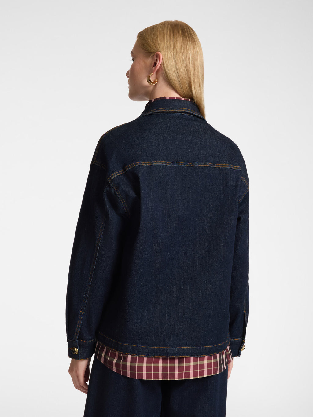 Giacca destrutturata in denim