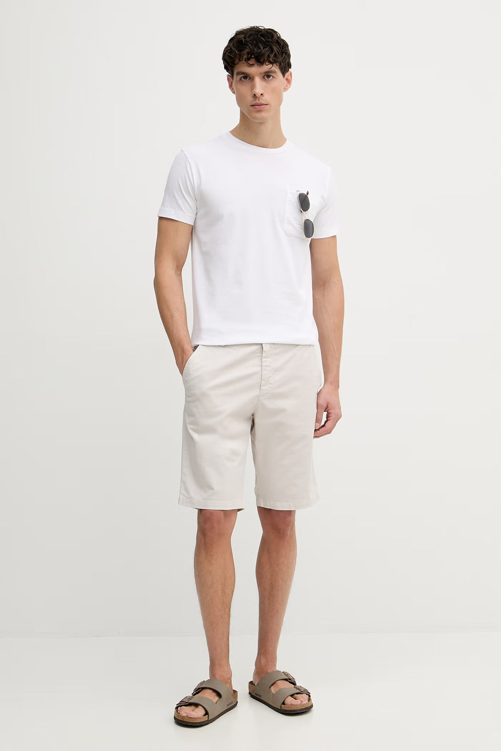 Bermuda Aviator slim fit in gabardina