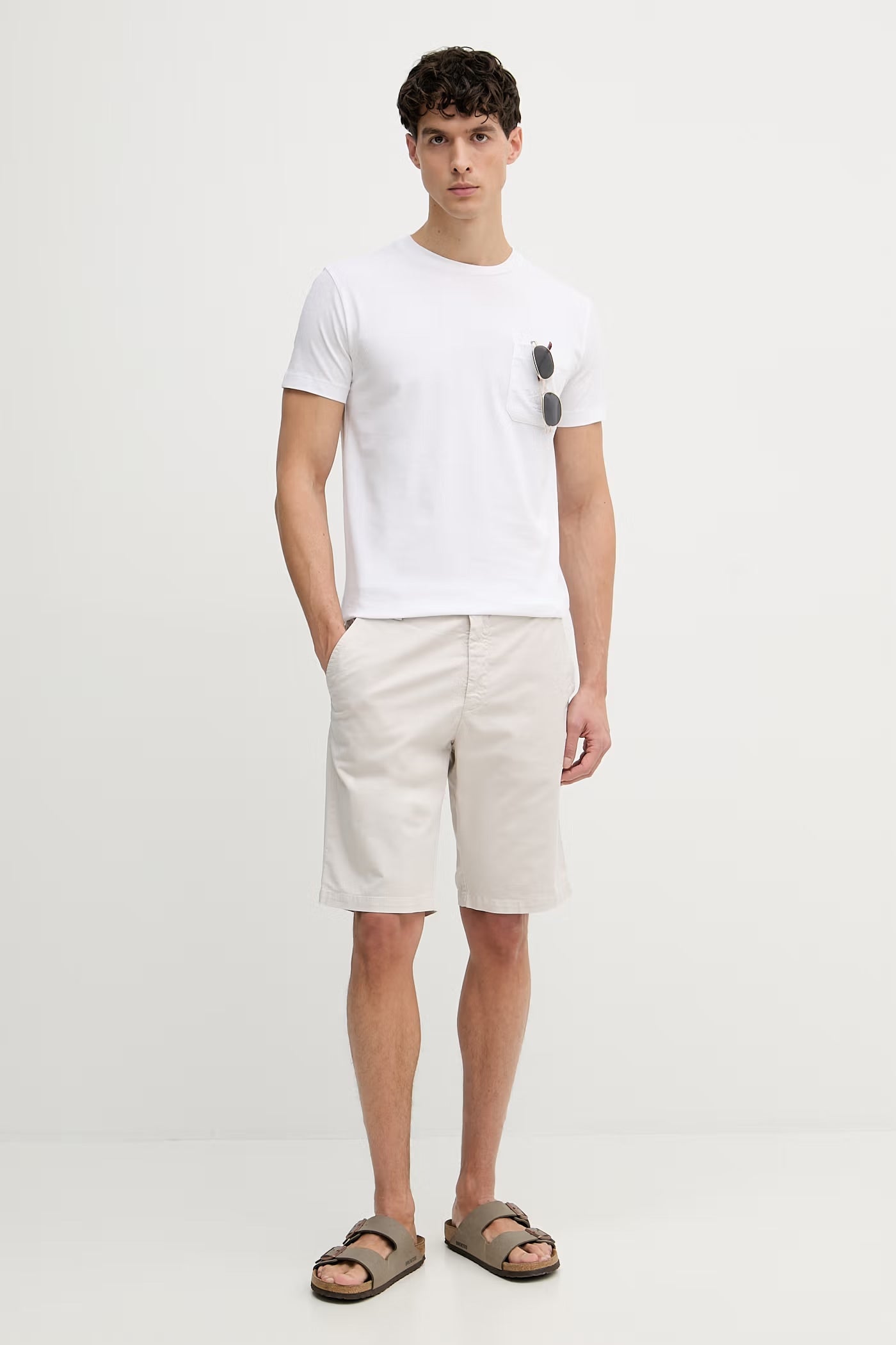 Bermuda Aviator slim fit in gabardina