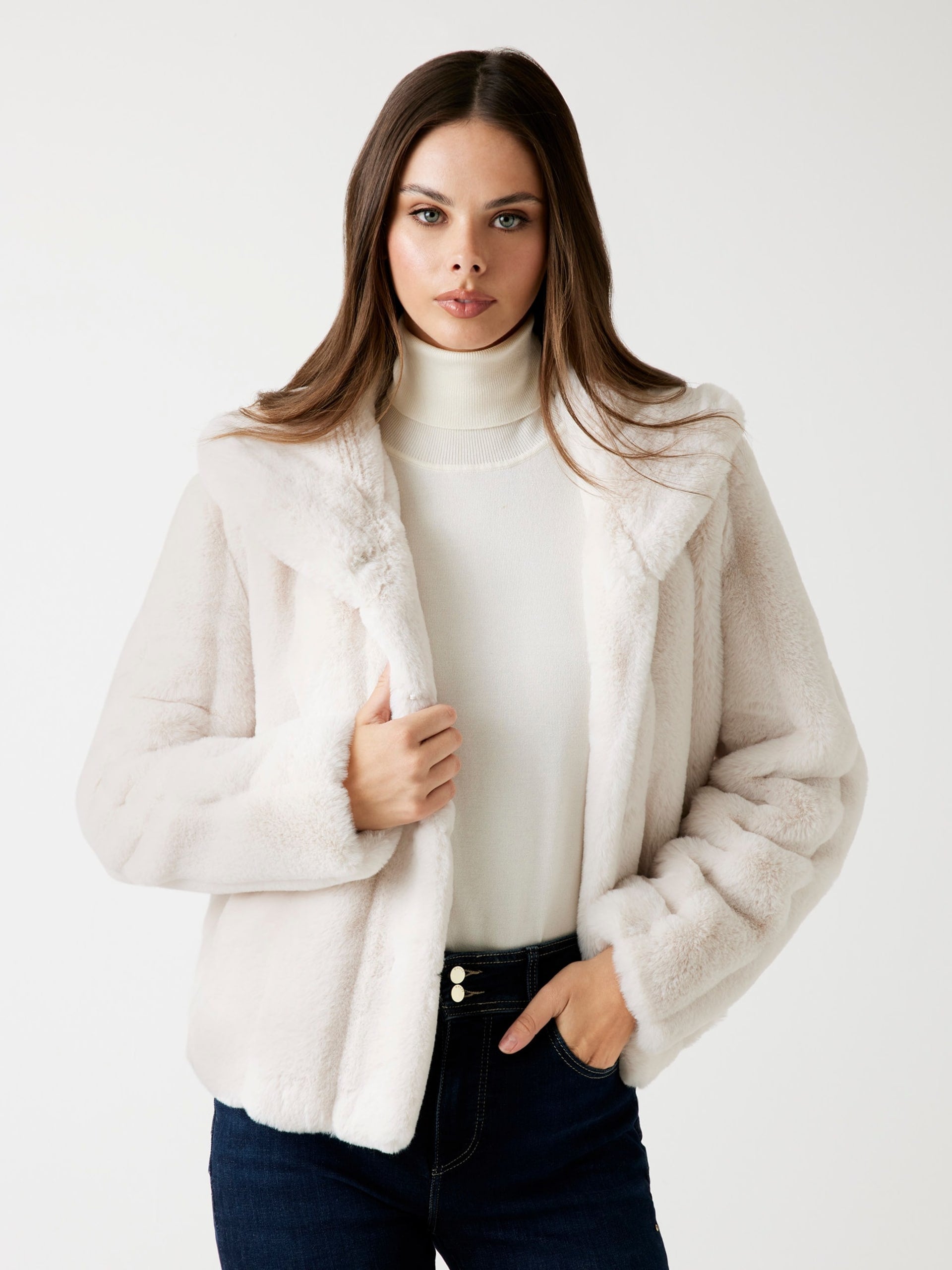 Giacca pelliccia sintetica