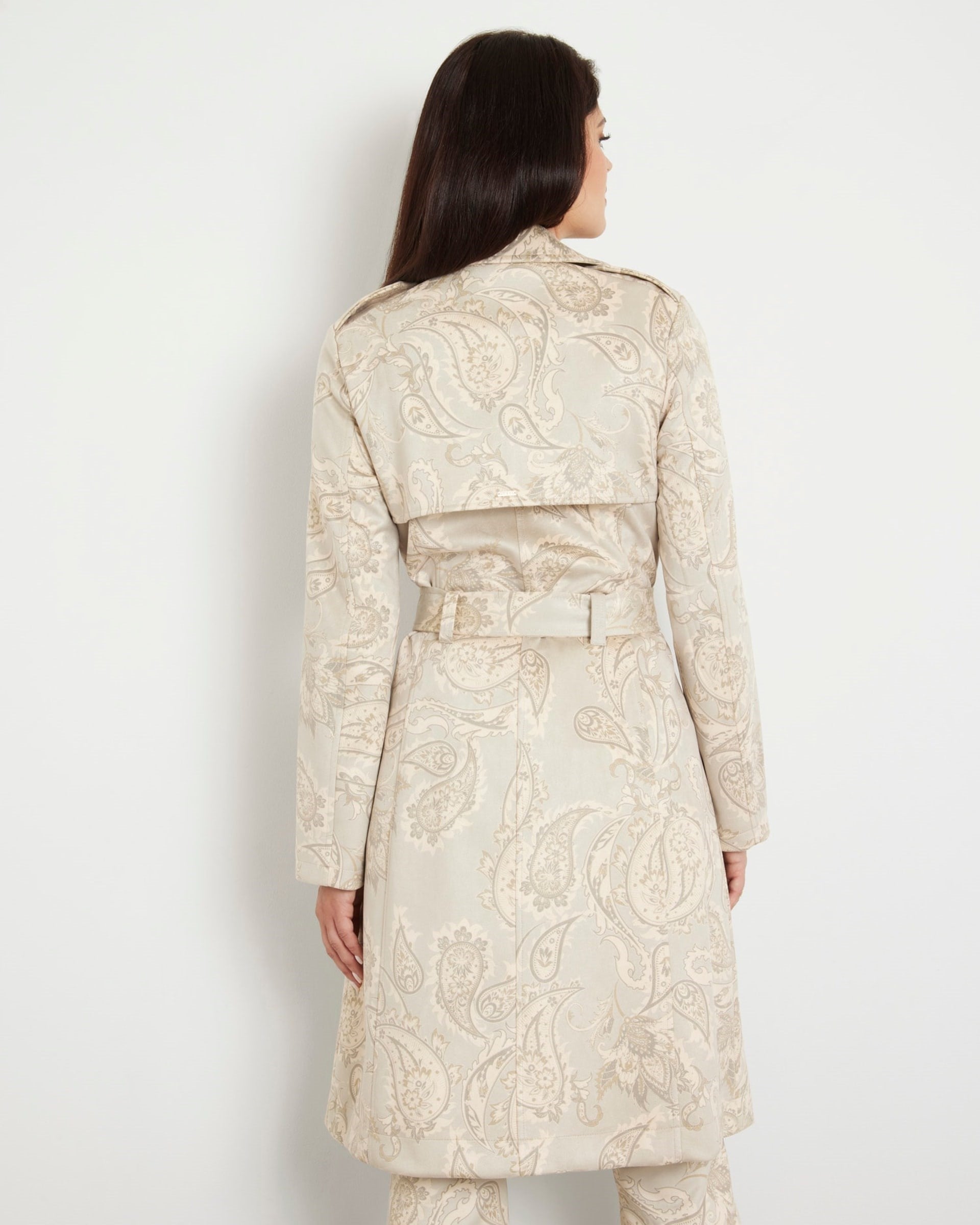 Trench stampa Paisley