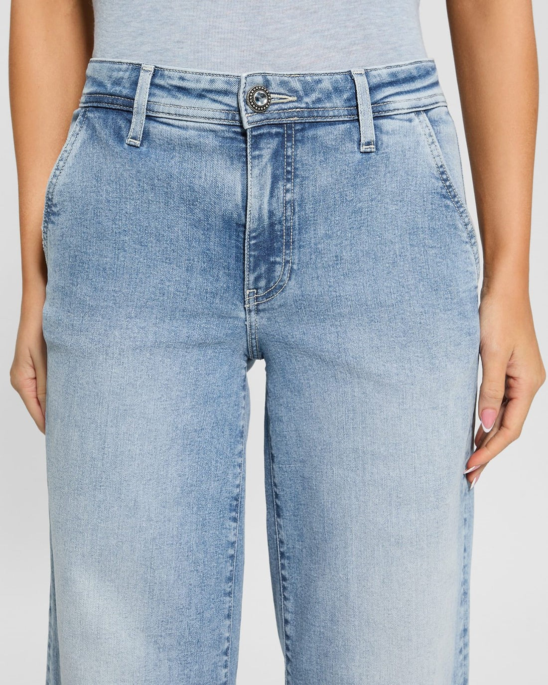 Jeans wide leg crop Zoya