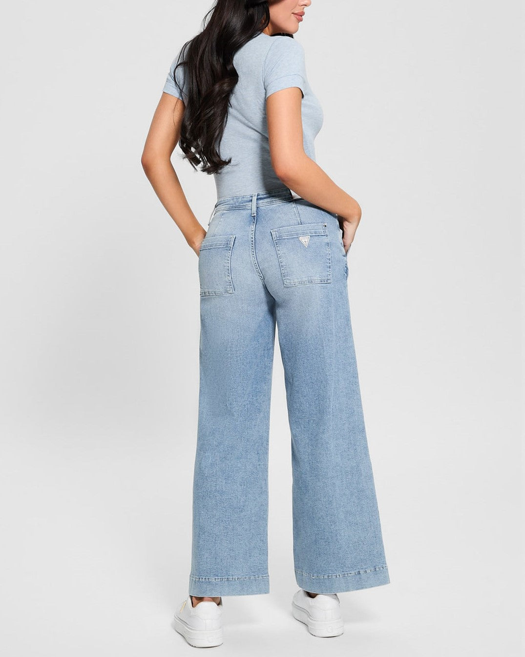Jeans wide leg crop Zoya