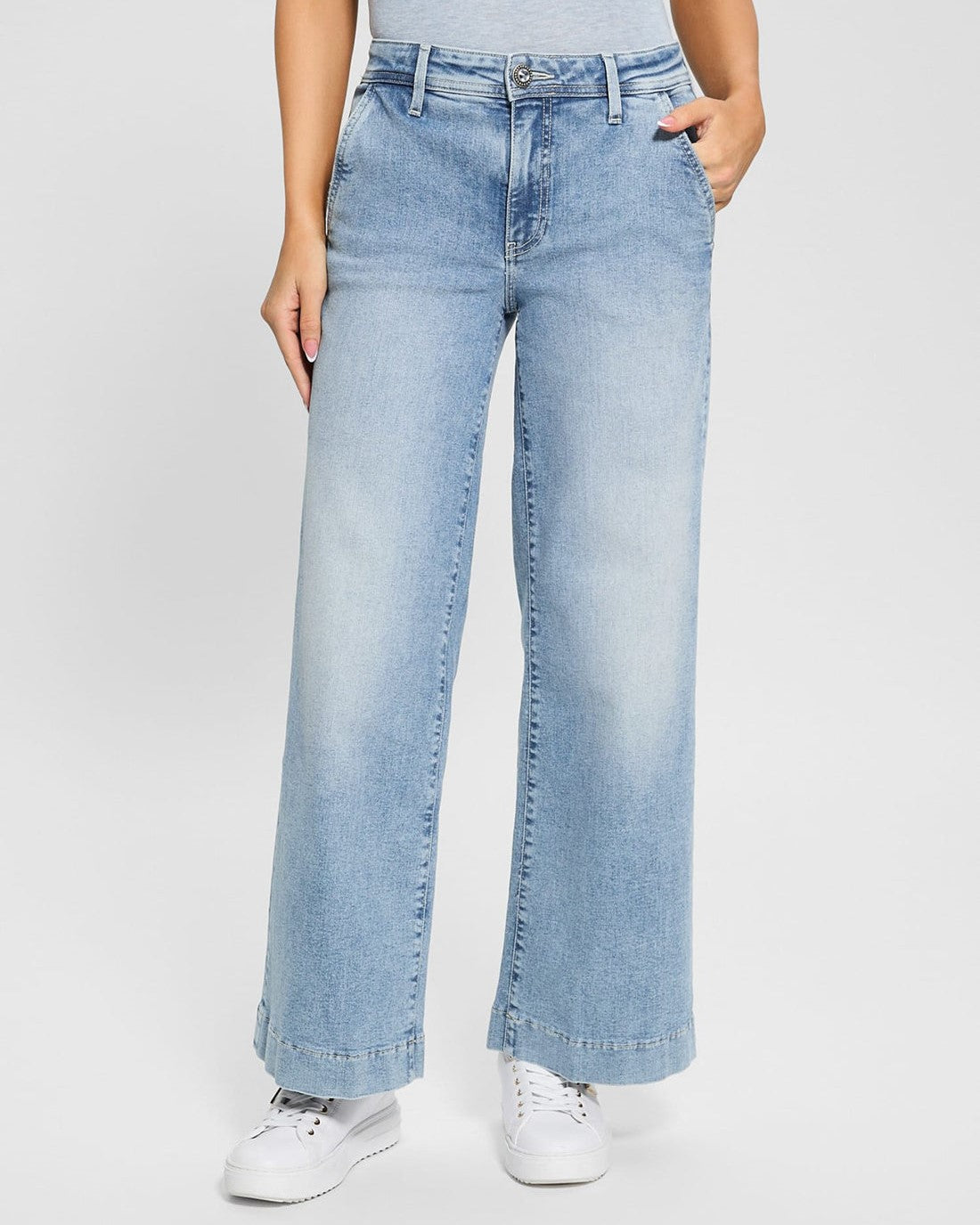 Jeans wide leg crop Zoya