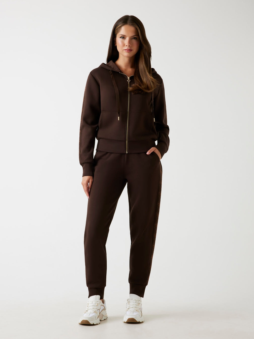 Joggers scuba banda logata