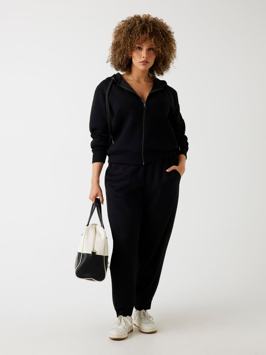 Joggers scuba banda logata