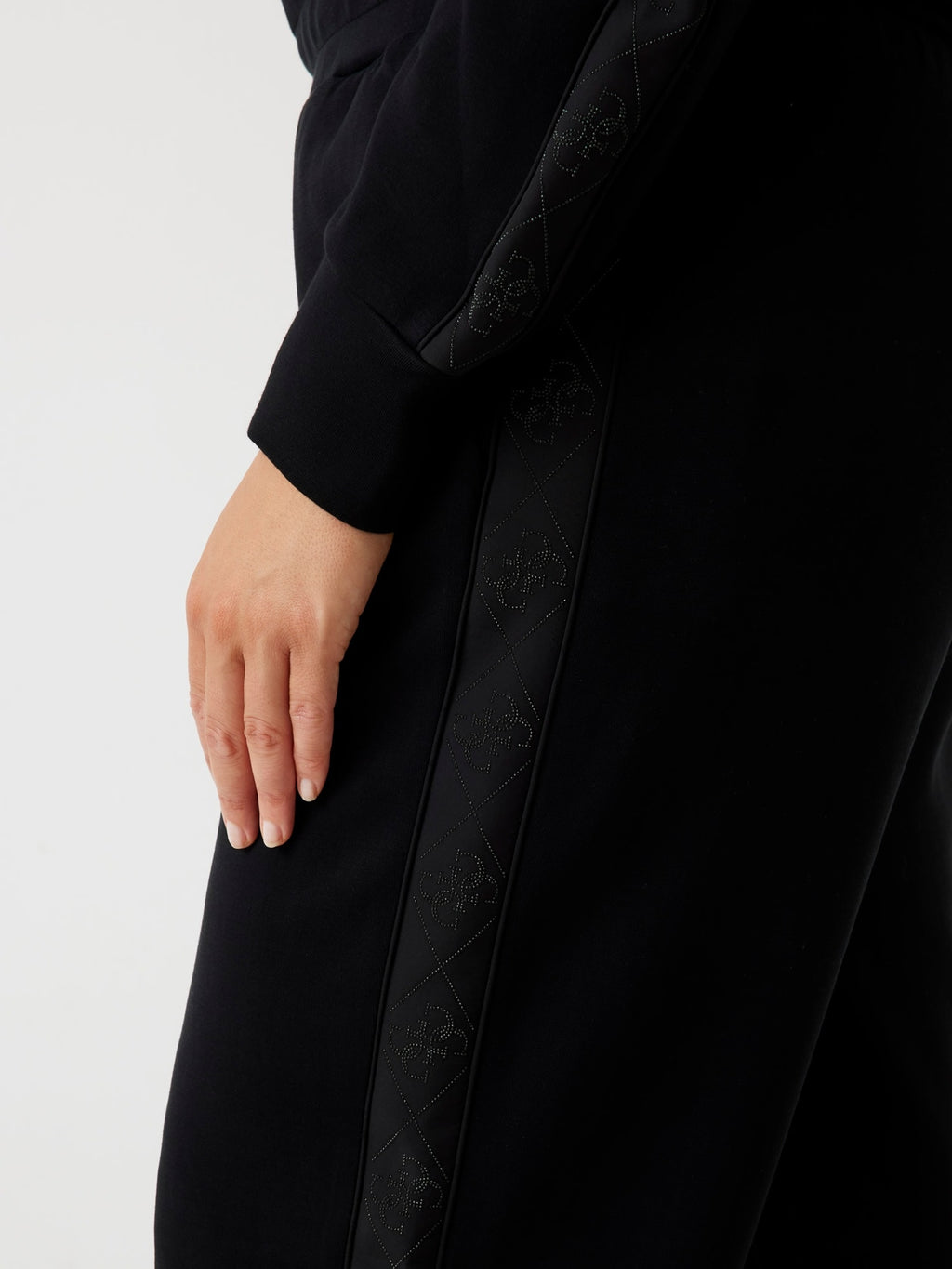 Joggers scuba banda logata