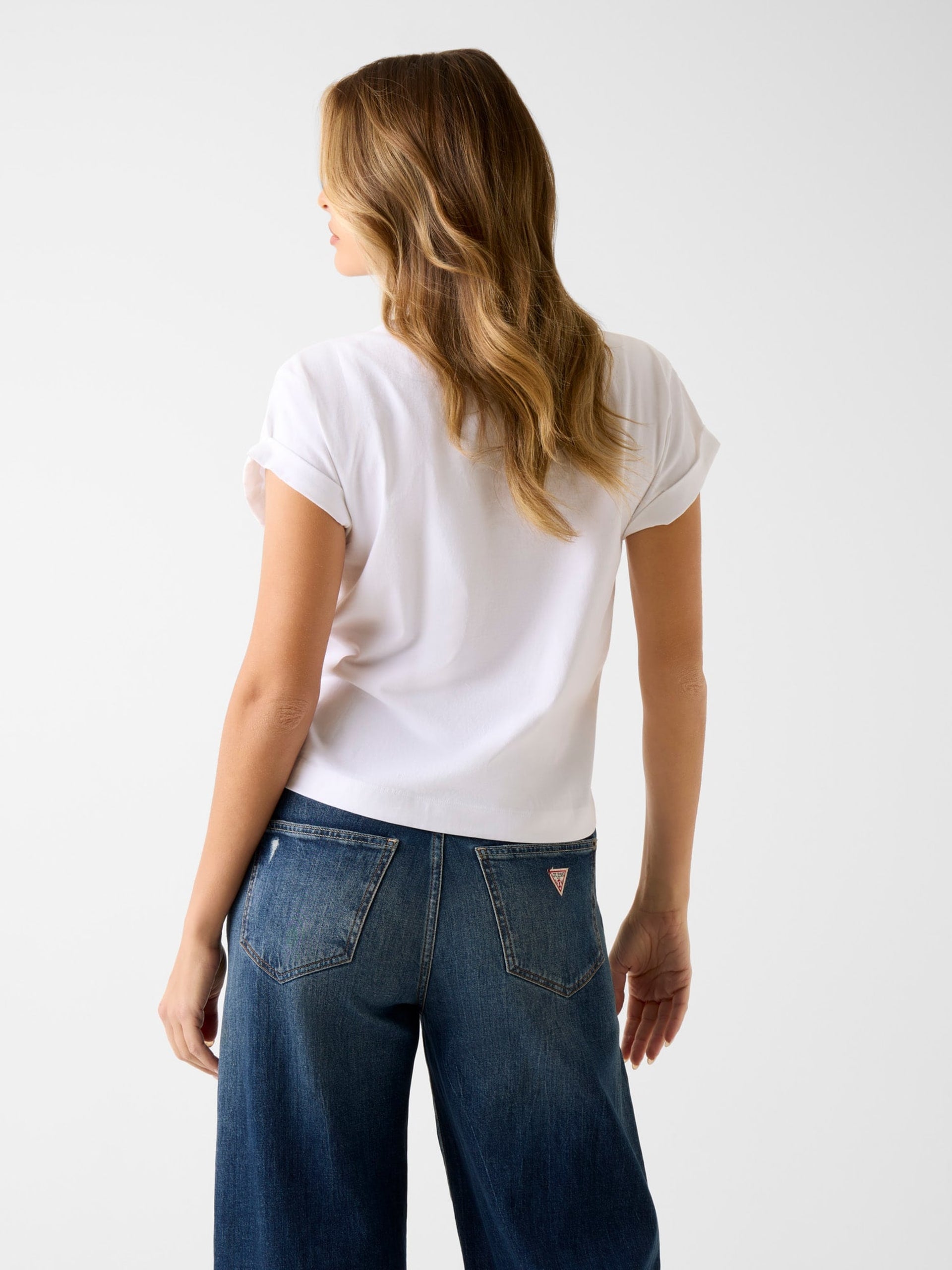 T-shirt con strass
