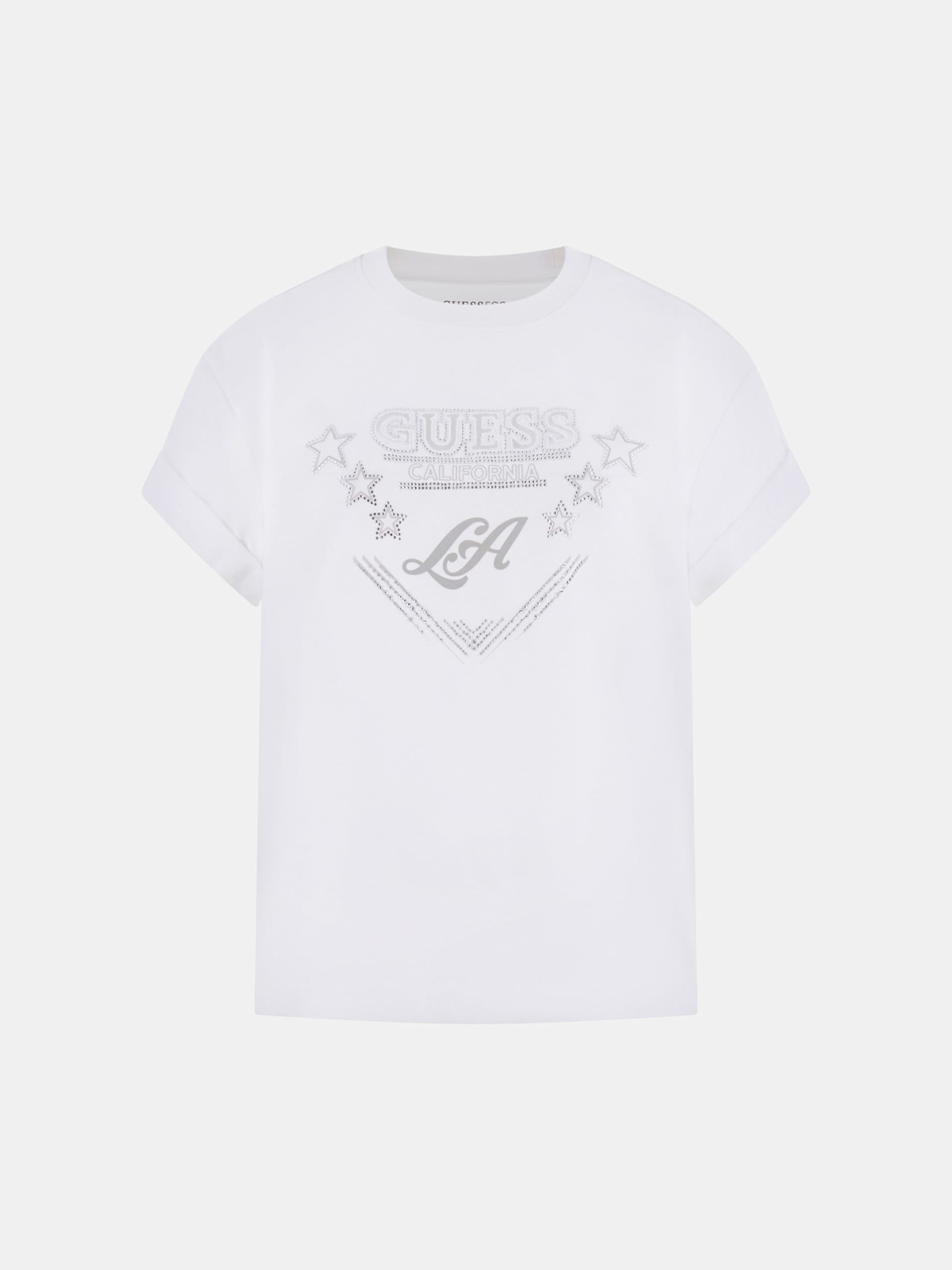 T-shirt con strass