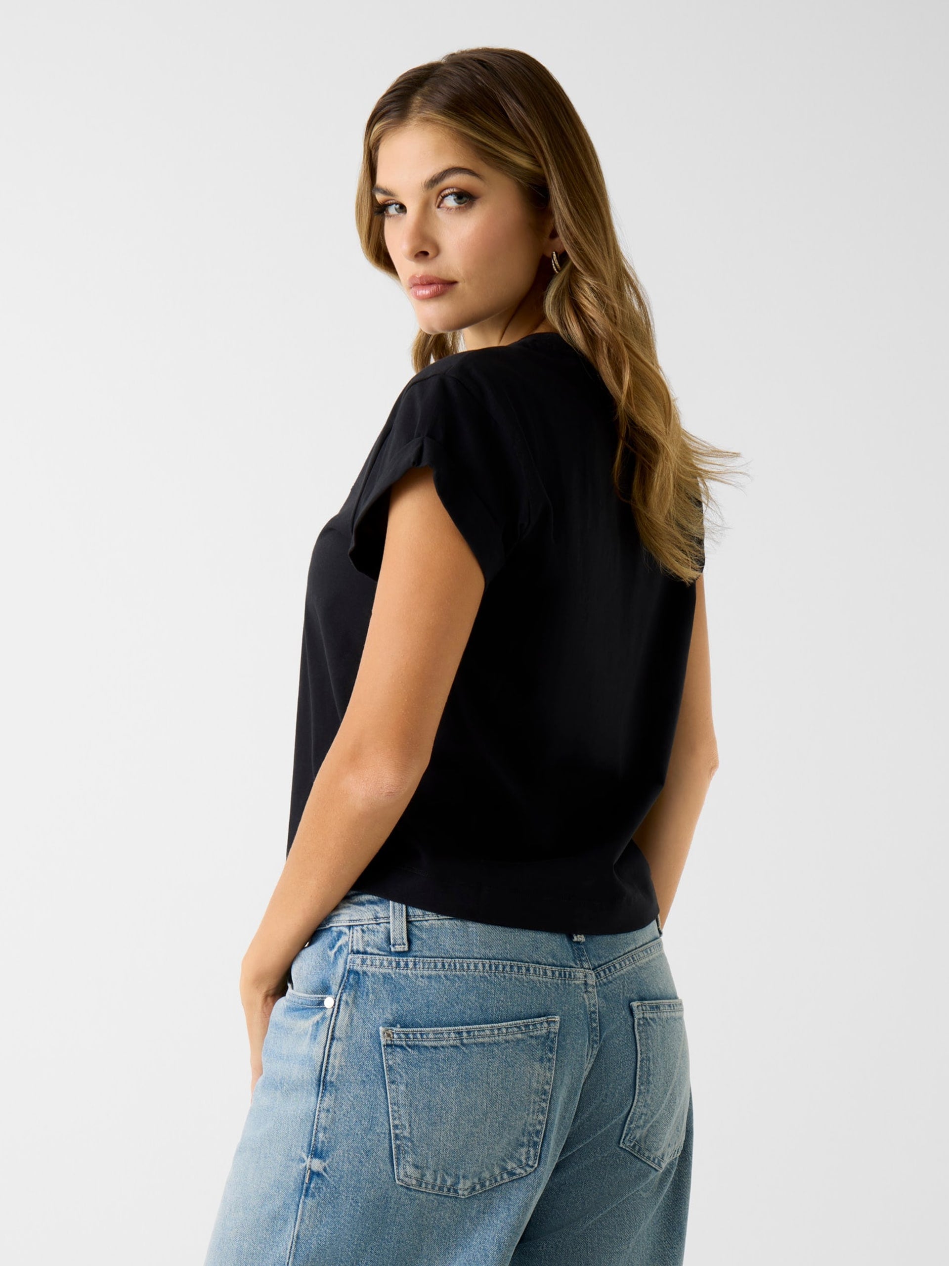 T-shirt con strass