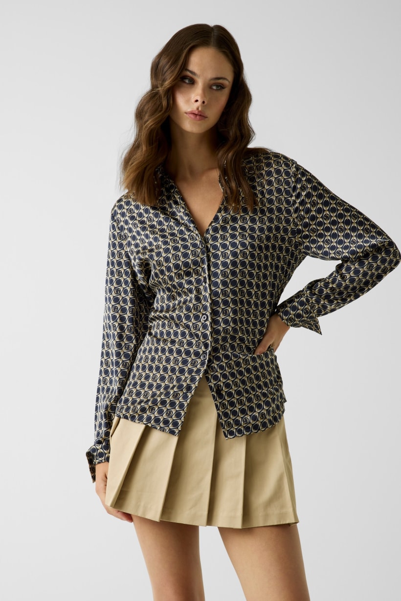 Camicia in raso