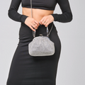 Pochette chiusura a scatto con sfere