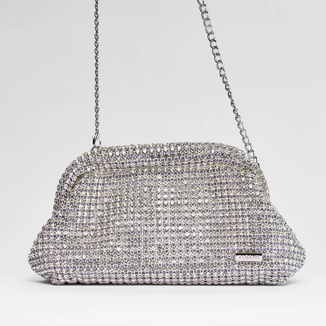 Pochette con chiusura a scatto