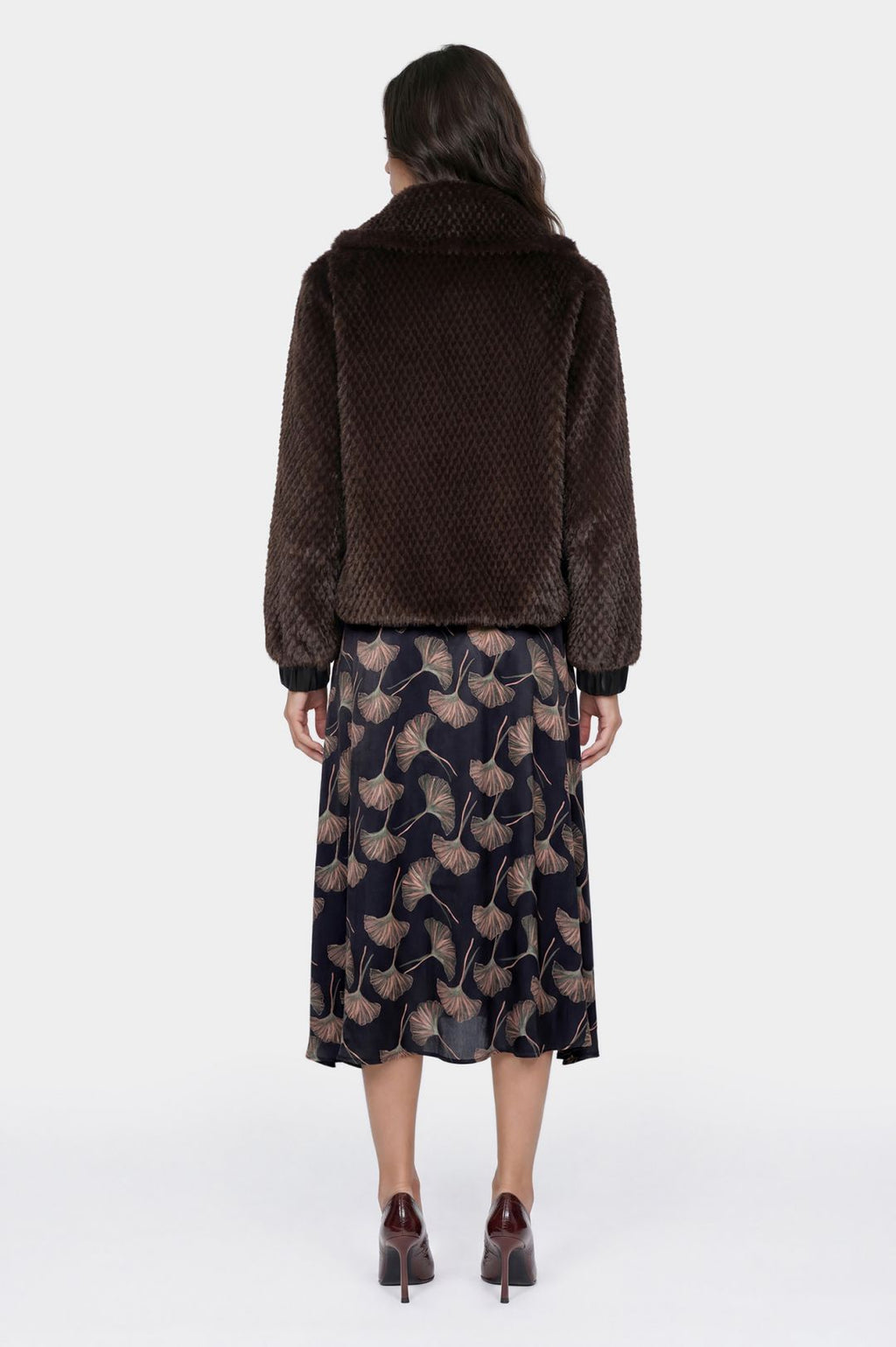 Bomber in pelliccia faux