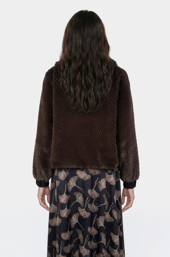 Bomber in pelliccia faux