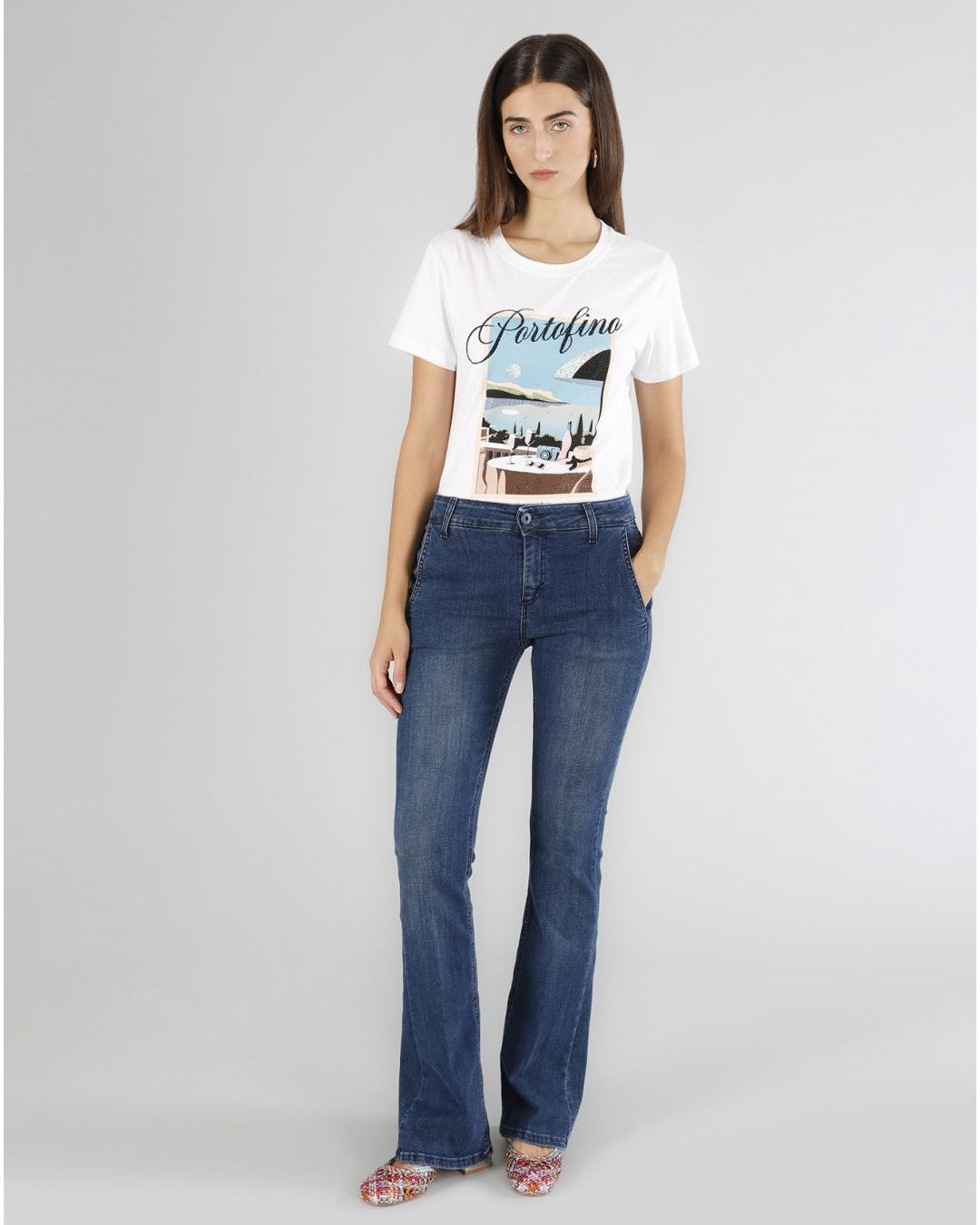 Jeans denim flare