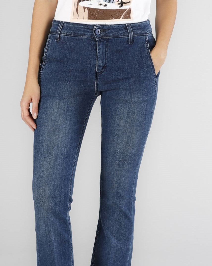 Jeans denim flare