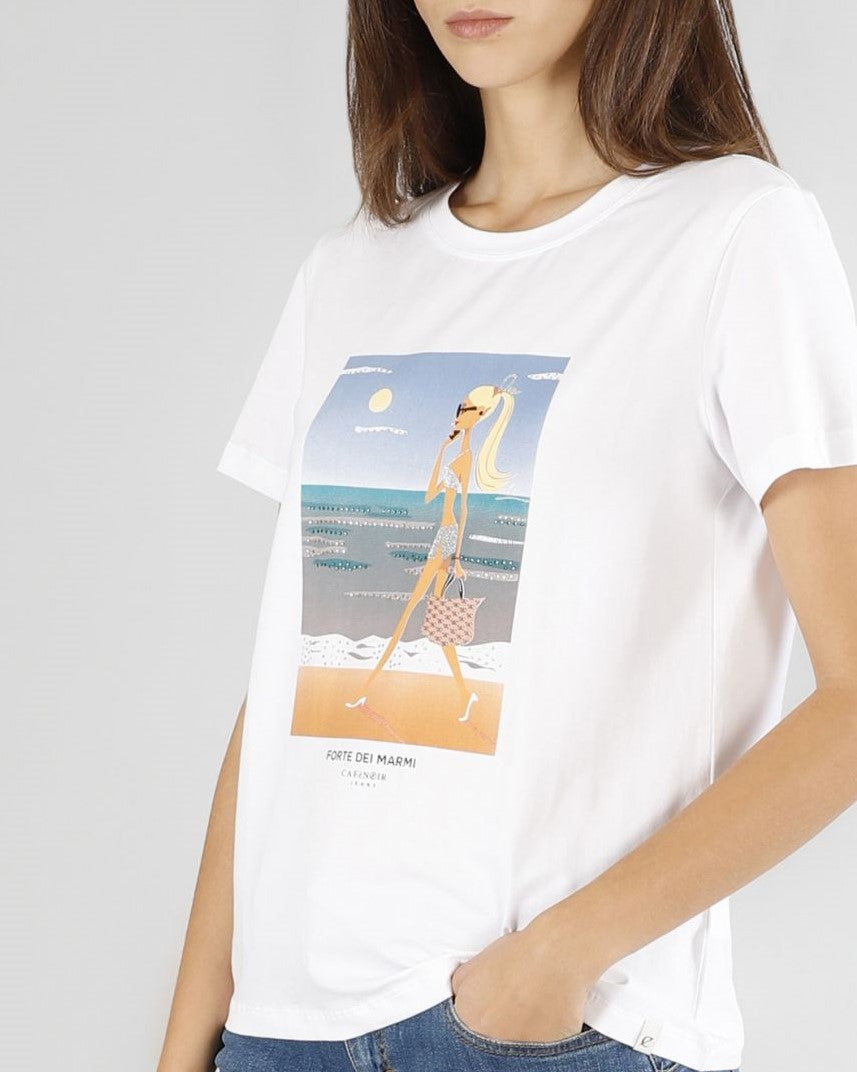 T-Shirt con stampa Forte dei Marmi