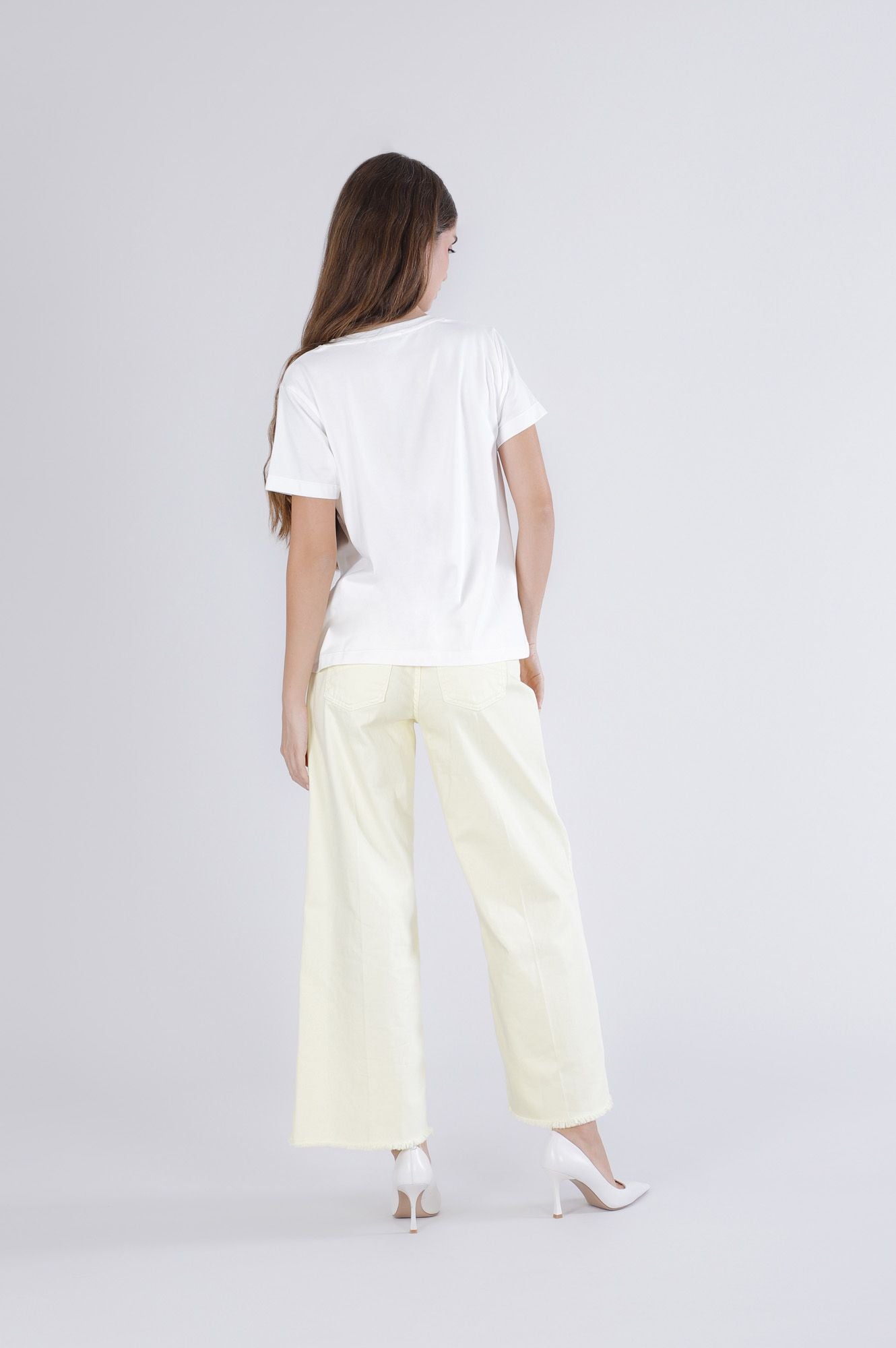 T-shirt con stampa estiva