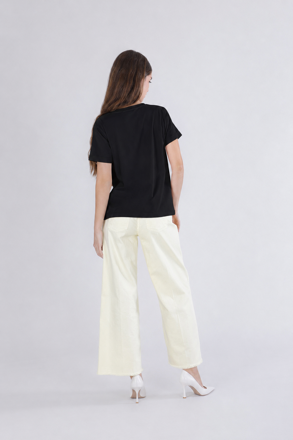 T-shirt con stampa estiva