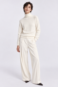 Maglioncino collo alto misto cashmere