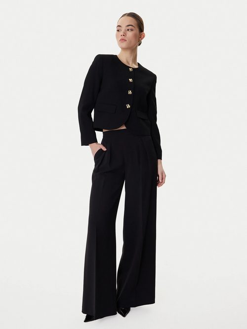Giacca in crêpe envers satin e satin Mltfalesia